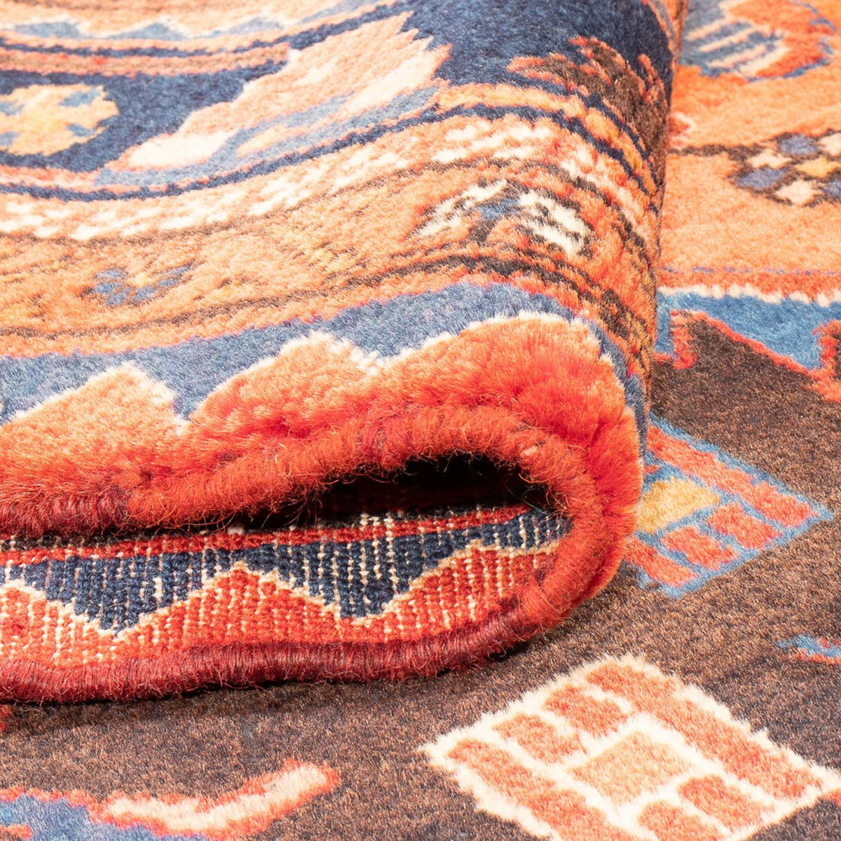 Perserteppich - Nomadic - 287 x 176 cm - dunkelblau