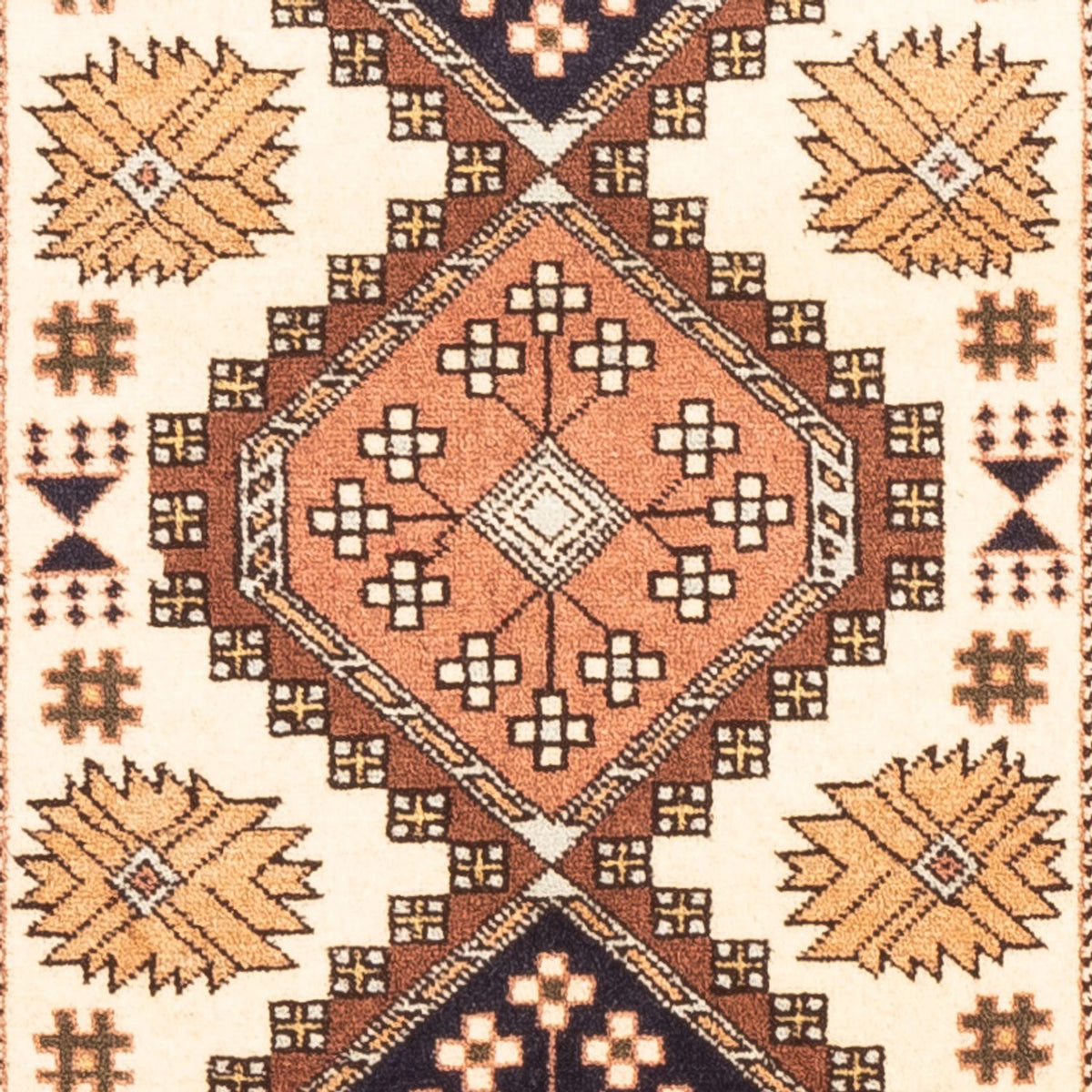 Perserteppich - Nomadic - 148 x 80 cm - creme