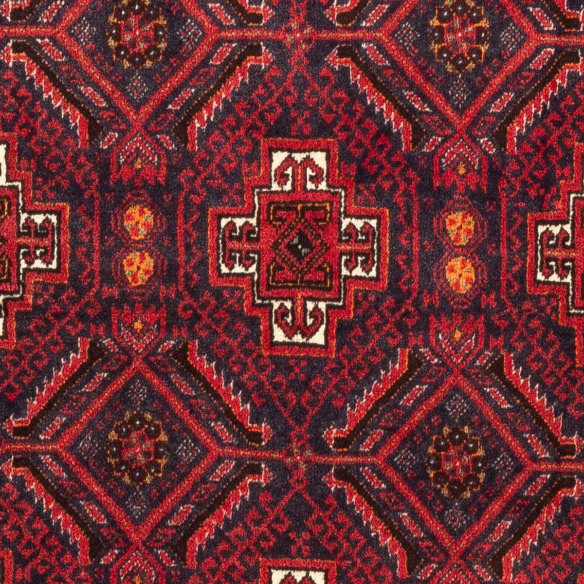 Belutsch Teppich - 170 x 92 cm - dunkelrot