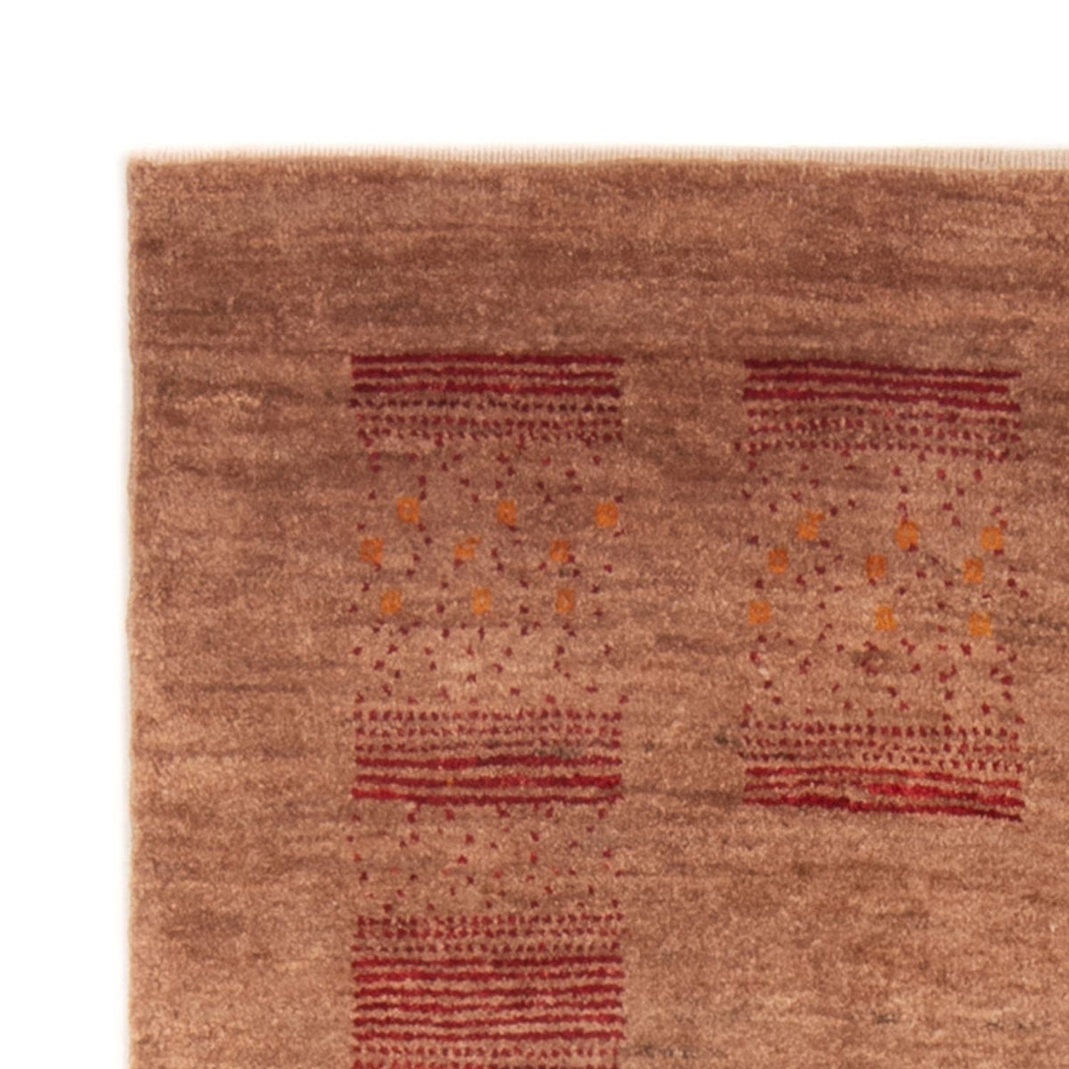 Gabbeh Teppich - Perser - 161 x 104 cm - hellbraun