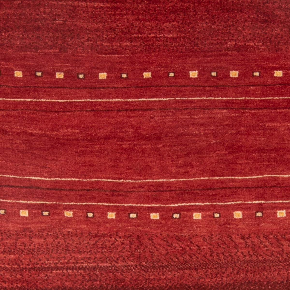 Gabbeh Teppich - Perser - 140 x 102 cm - dunkelrot