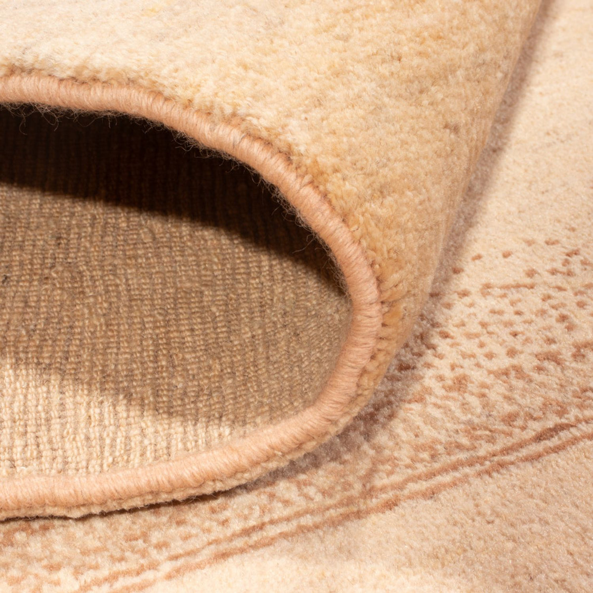 Gabbeh Teppich - Perser - 153 x 111 cm - hellbeige