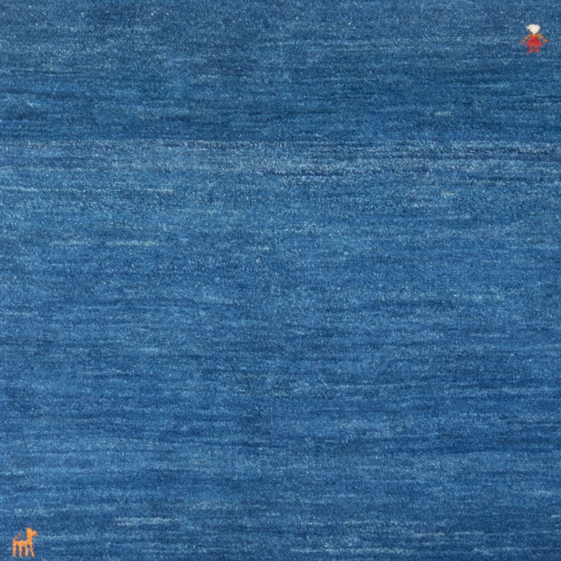 Gabbeh Teppich - Perser - 184 x 122 cm - seeblau