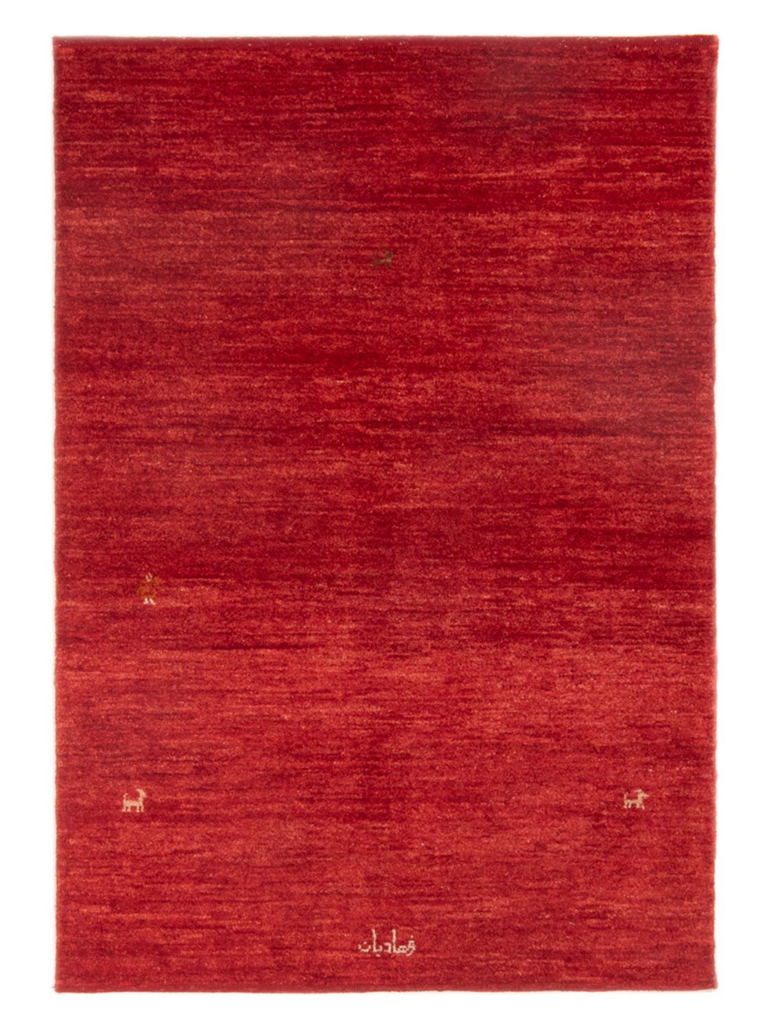 Gabbeh Teppich - Perser - 147 x 98 cm - rot