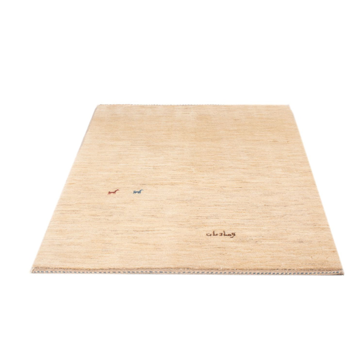 Gabbeh Teppich - Perser - 158 x 108 cm - hellbeige