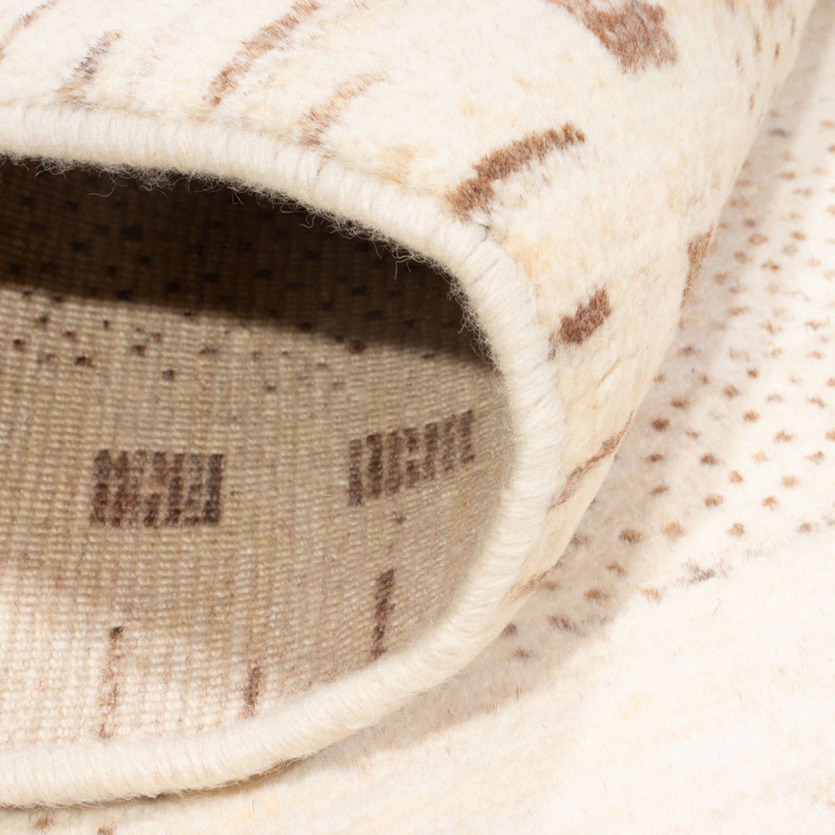 Gabbeh Teppich - Perser - 155 x 98 cm - hellbeige