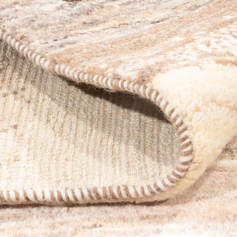 Gabbeh Teppich - Perser - 130 x 107 cm - natur