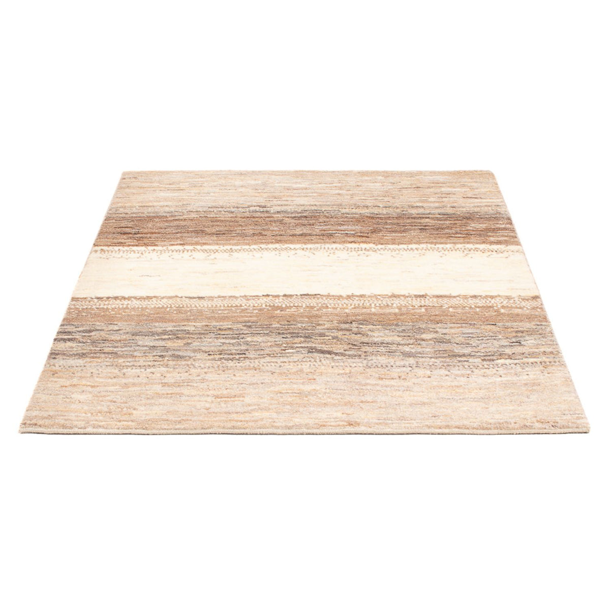 Gabbeh Teppich - Perser - 130 x 107 cm - natur