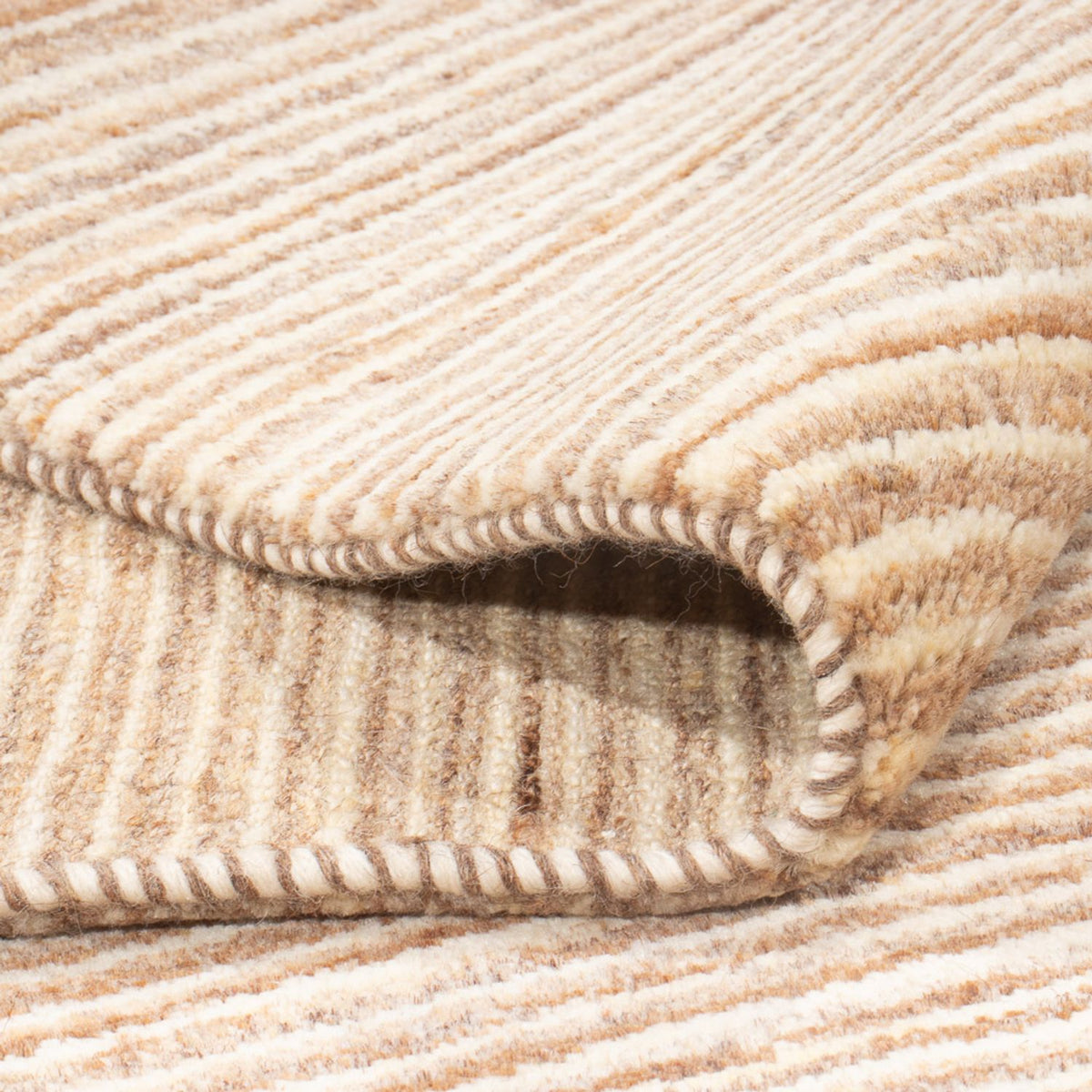 Gabbeh Teppich - Perser - 244 x 170 cm - hellbraun