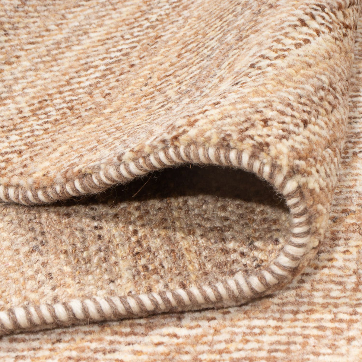 Gabbeh Teppich - Perser - 238 x 177 cm - hellbraun