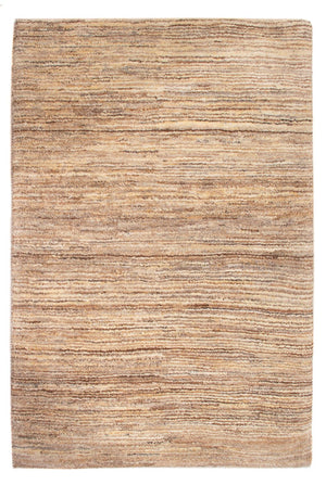 Gabbeh Teppich - Perser - 98 x 66 cm - dunkelbeige