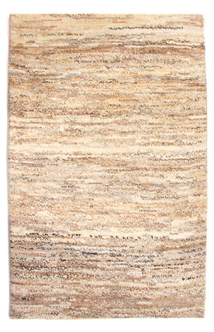 Gabbeh Teppich - Perser - 92 x 62 cm - hellbeige