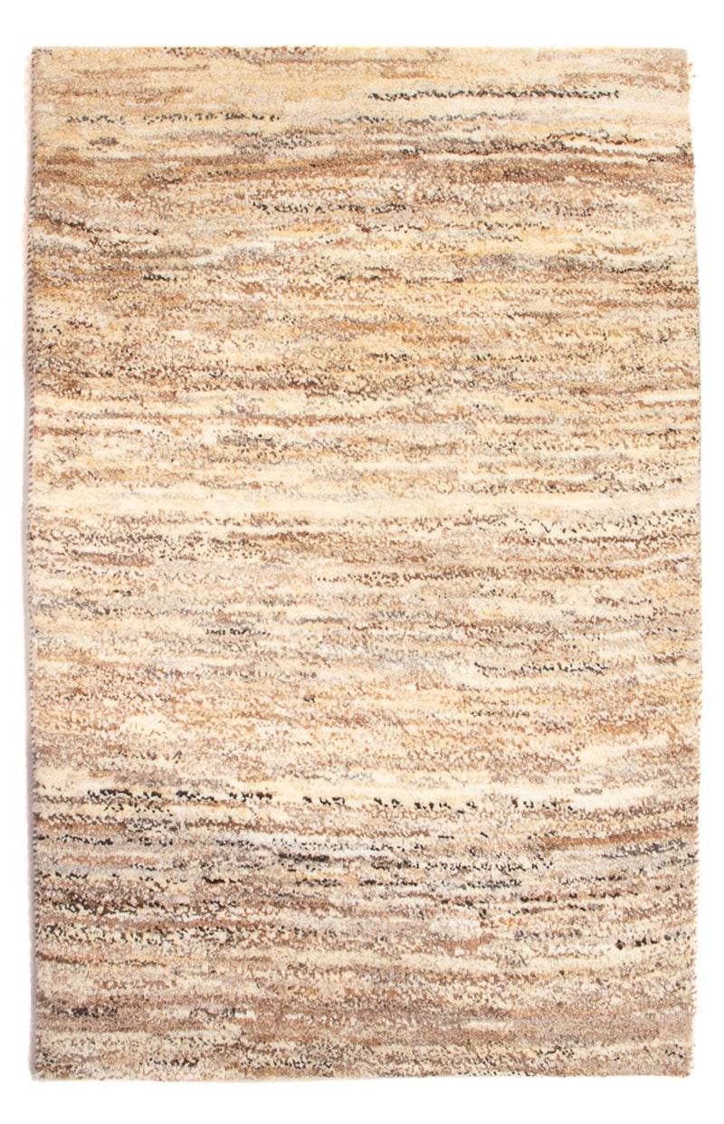 Gabbeh Teppich - Perser - 92 x 62 cm - hellbeige