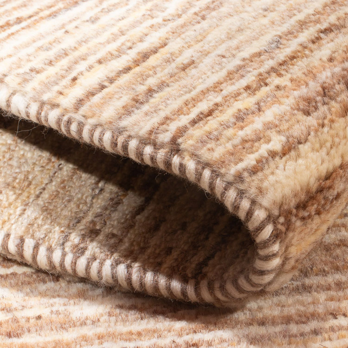 Gabbeh Teppich - Perser - 88 x 60 cm - hellbeige