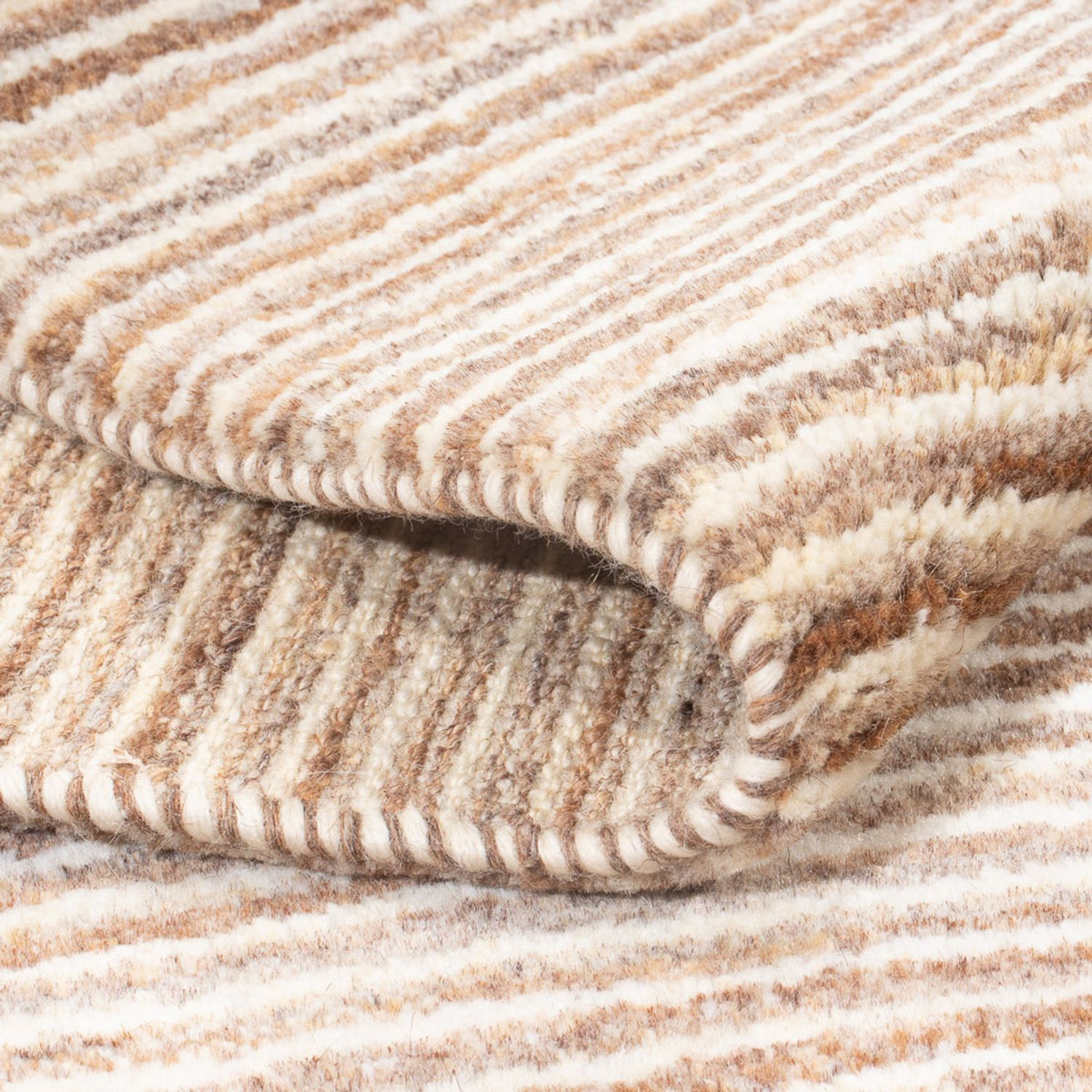 Gabbeh Teppich - Perser - 145 x 102 cm - dunkelbeige