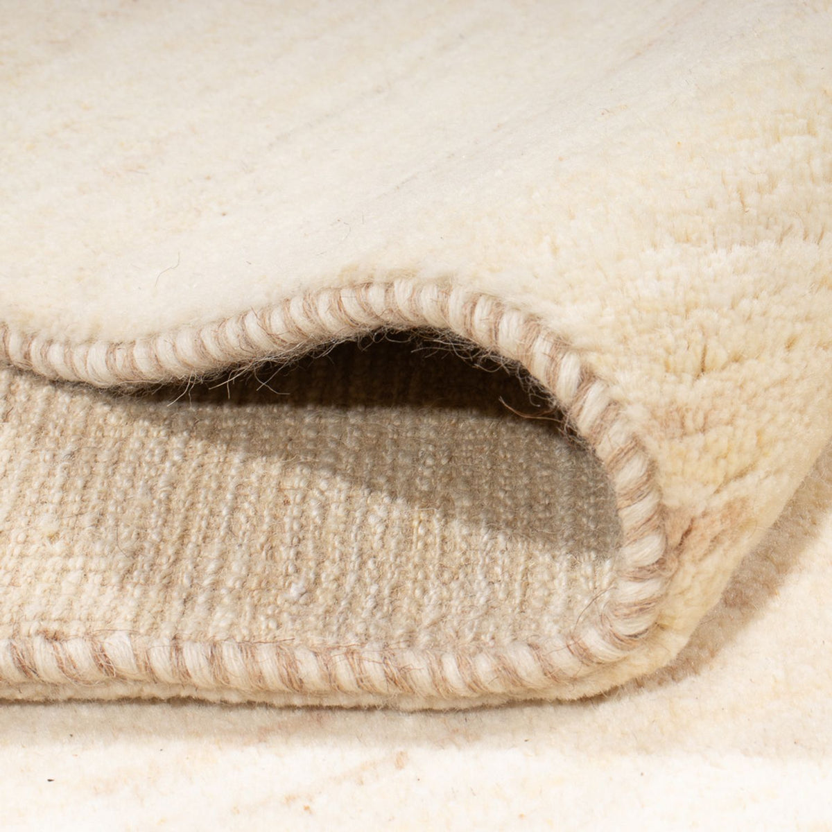 Gabbeh Teppich - Perser - 234 x 171 cm - naturweiß