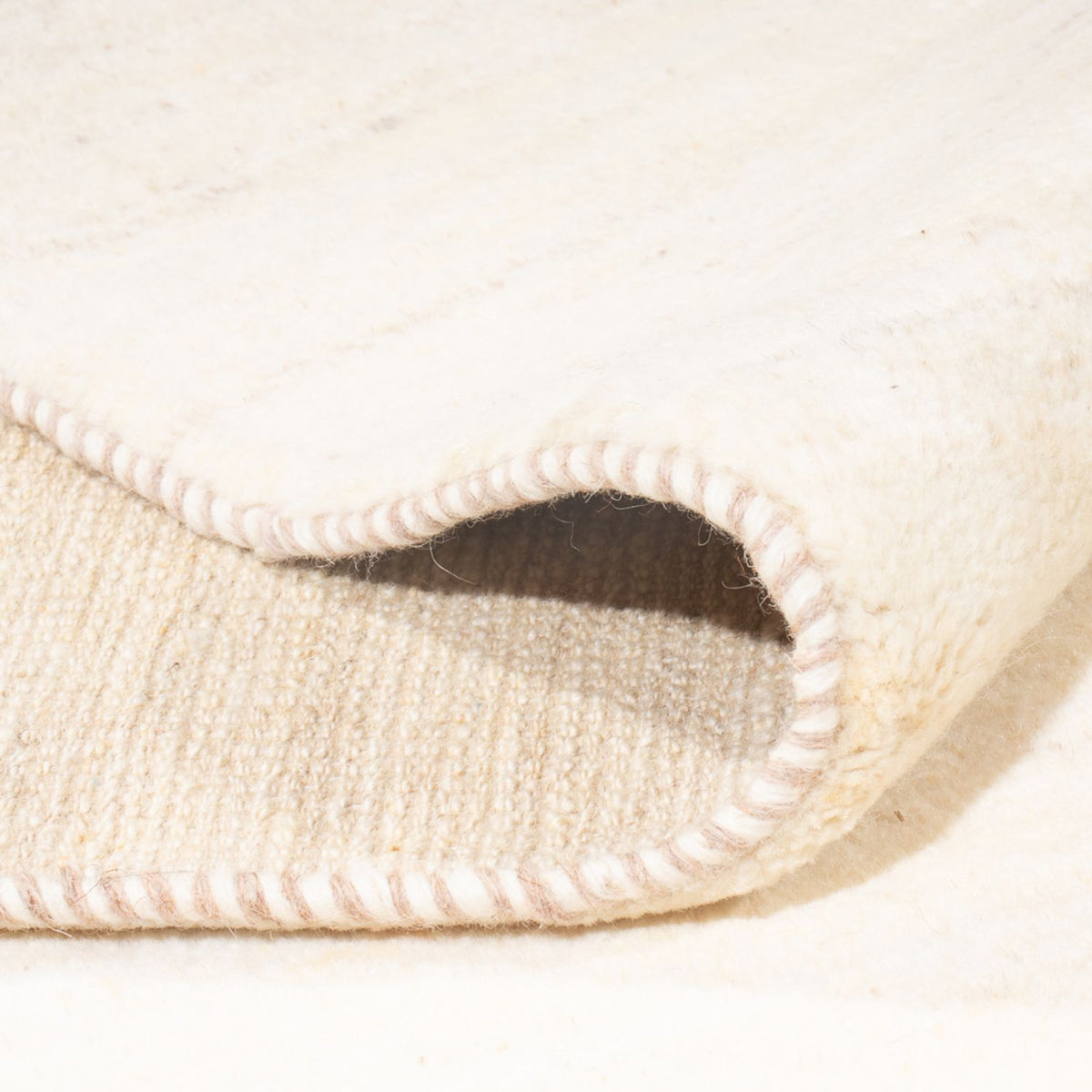 Gabbeh Teppich - Perser - 252 x 190 cm - hellbeige