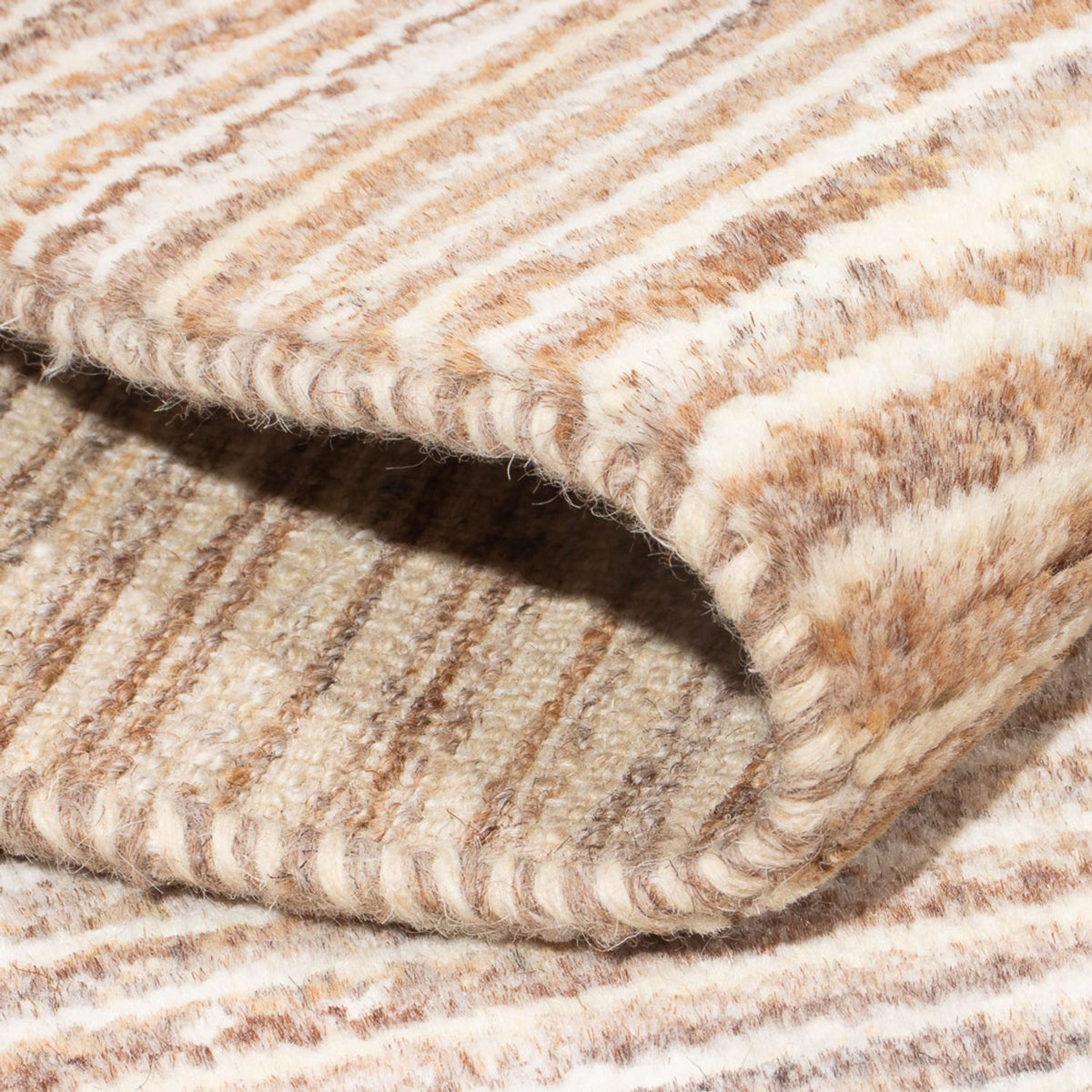 Gabbeh Teppich - Perser - 92 x 57 cm - hellbeige