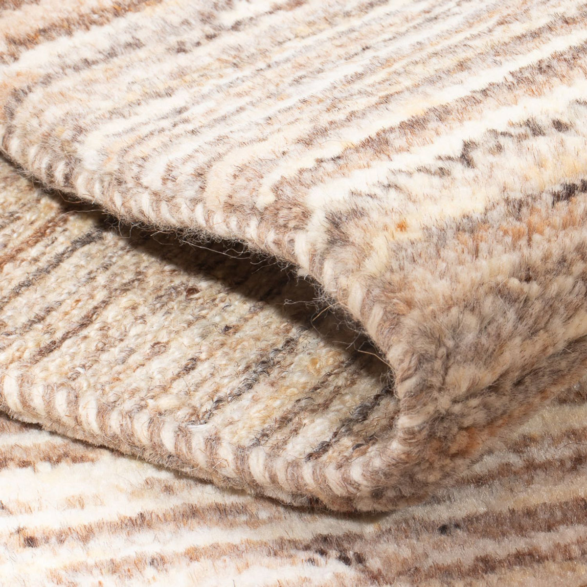 Gabbeh Teppich - Perser - 94 x 62 cm - hellbeige