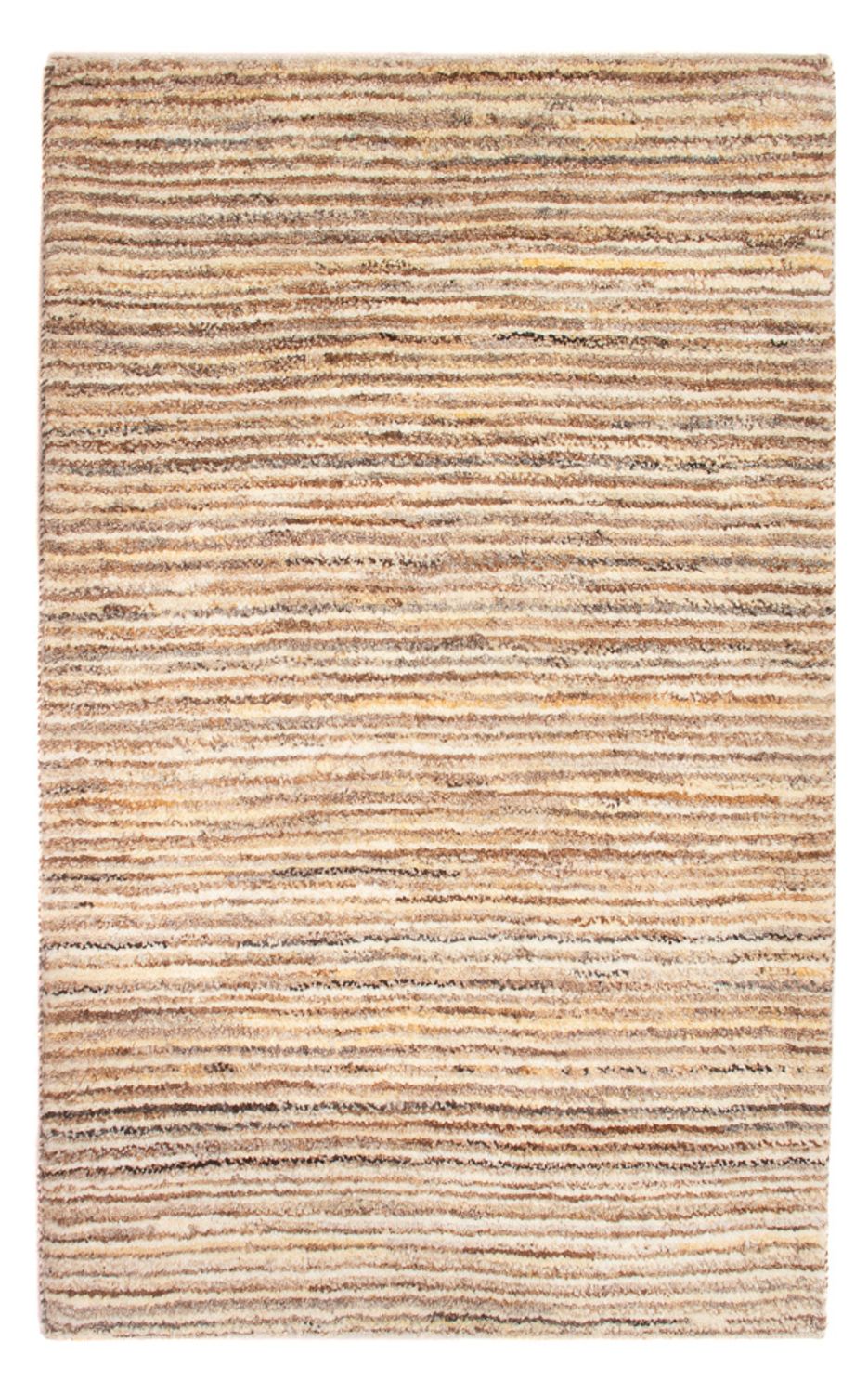 Gabbeh Teppich - Perser - 95 x 63 cm - dunkelbeige