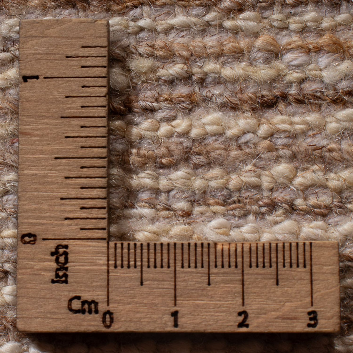 Gabbeh Teppich - Perser - 92 x 61 cm - dunkelbeige