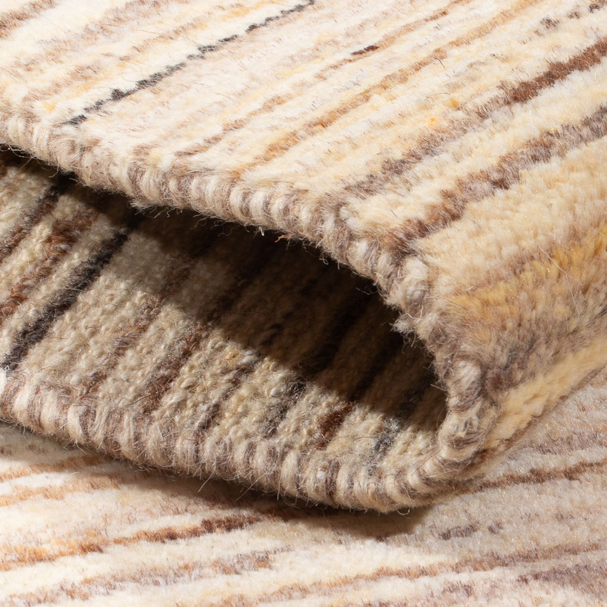 Gabbeh Teppich - Perser - 96 x 55 cm - dunkelbeige