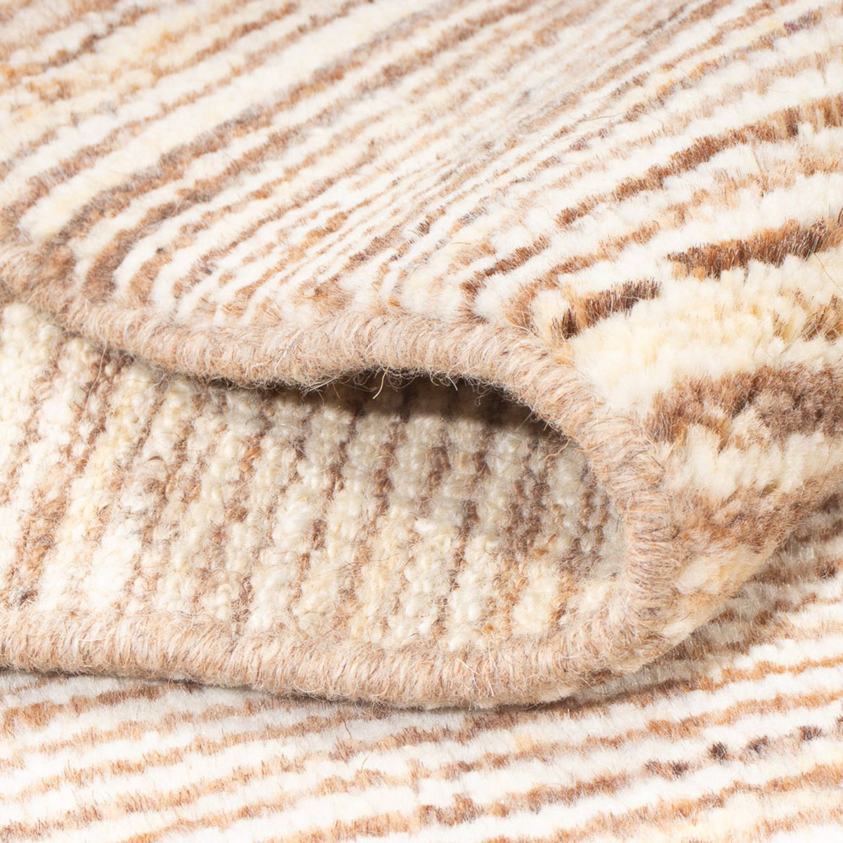 Gabbeh Teppich - Perser - 194 x 140 cm - dunkelbeige