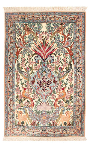 Perserteppich - Isfahan - Premium - 105 x 73 cm - mehrfarbig