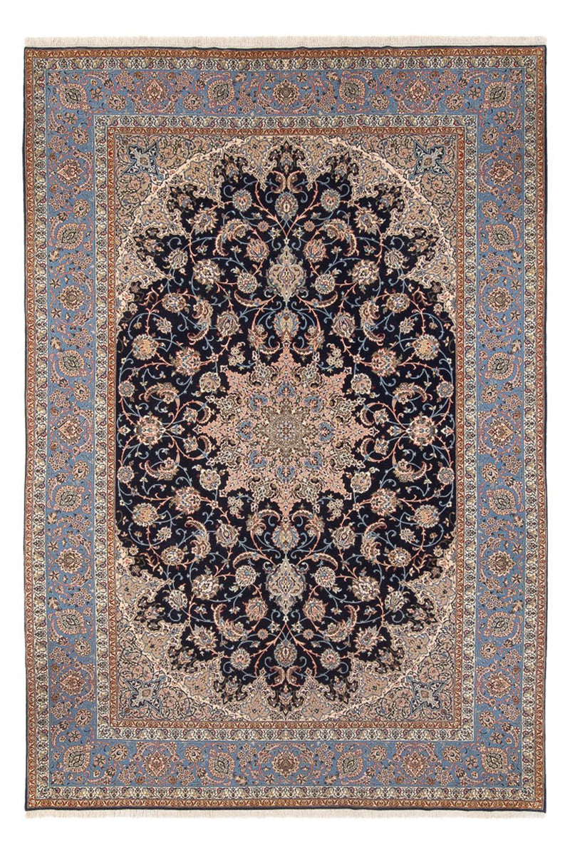 Perserteppich - Isfahan - Premium - 355 x 255 cm - dunkelblau
