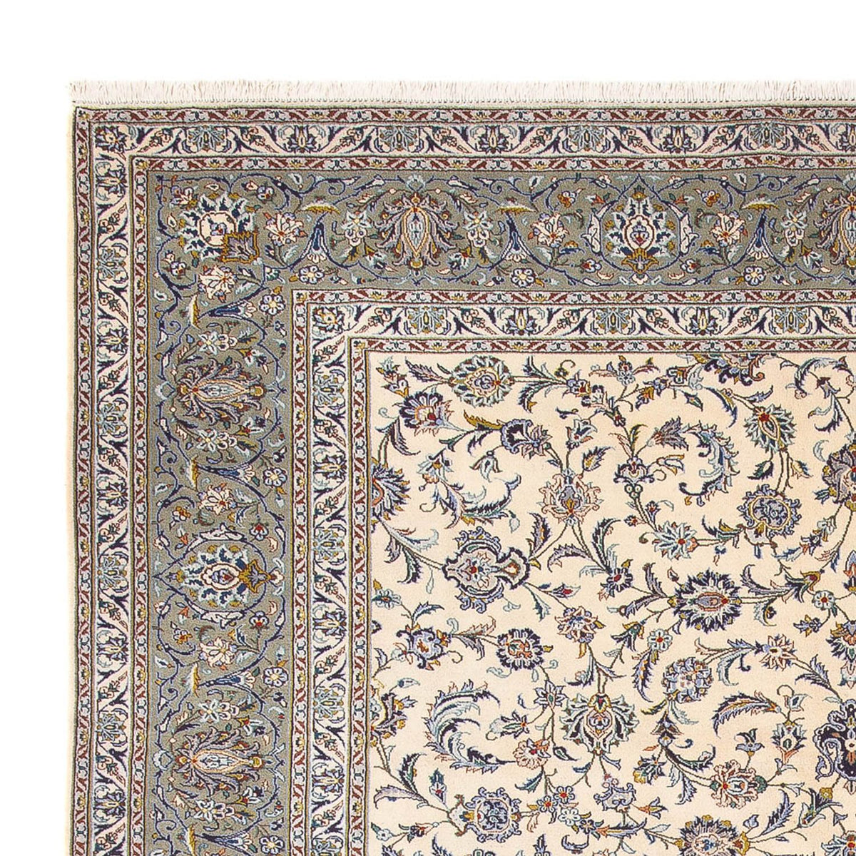 Perserteppich - Keshan - 418 x 307 cm - creme