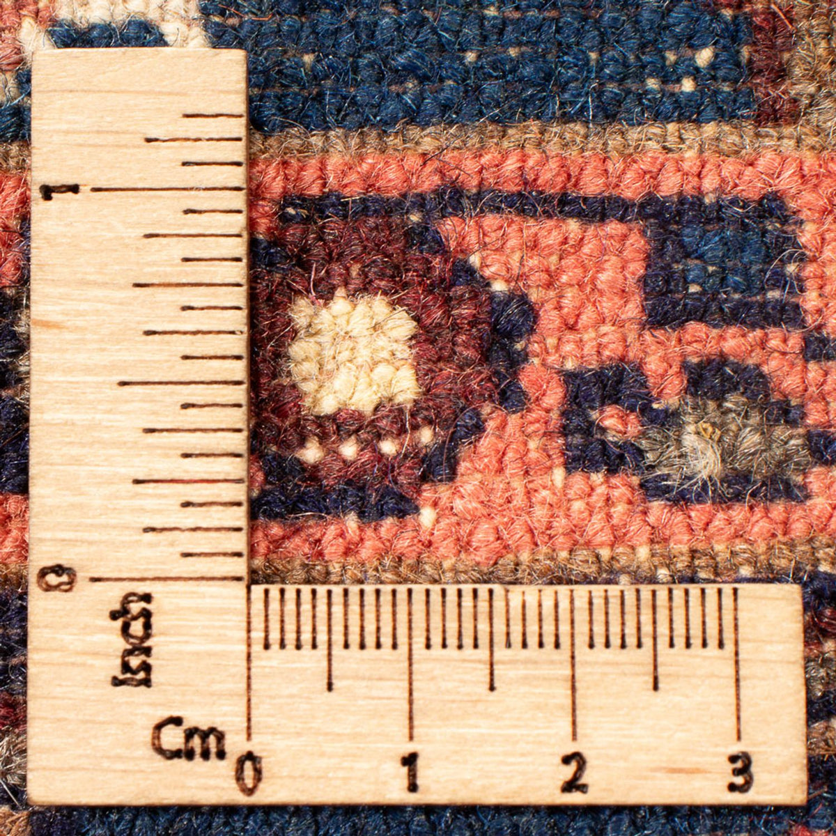 Perserteppich - Nomadic - 90 x 75 cm - blau