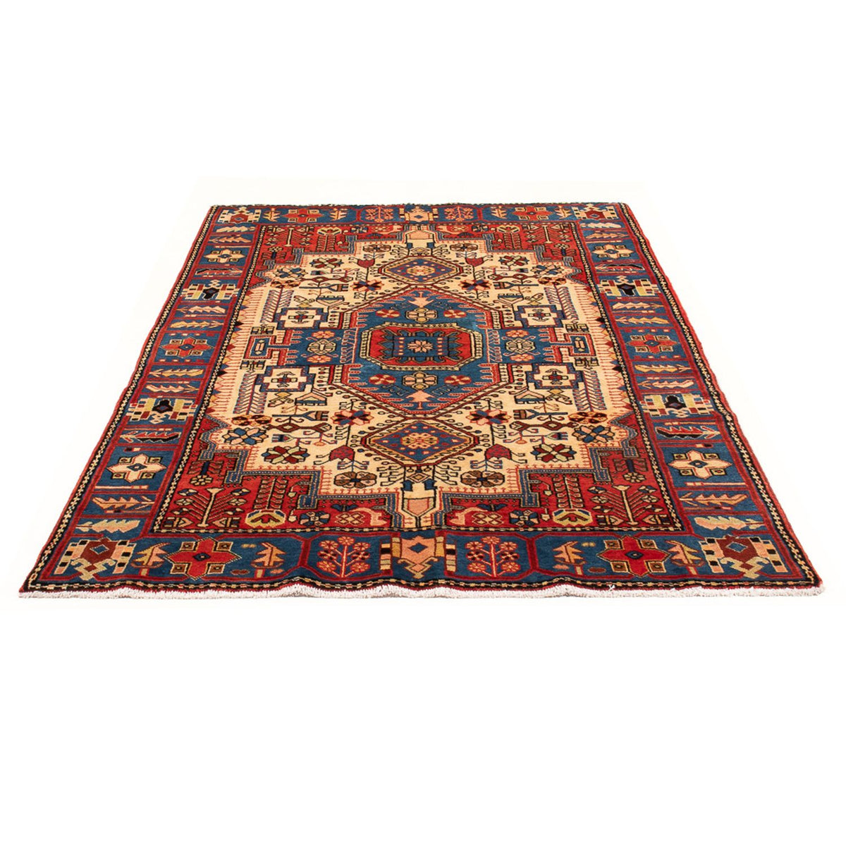 Perserteppich - Nomadic - 200 x 134 cm - blau