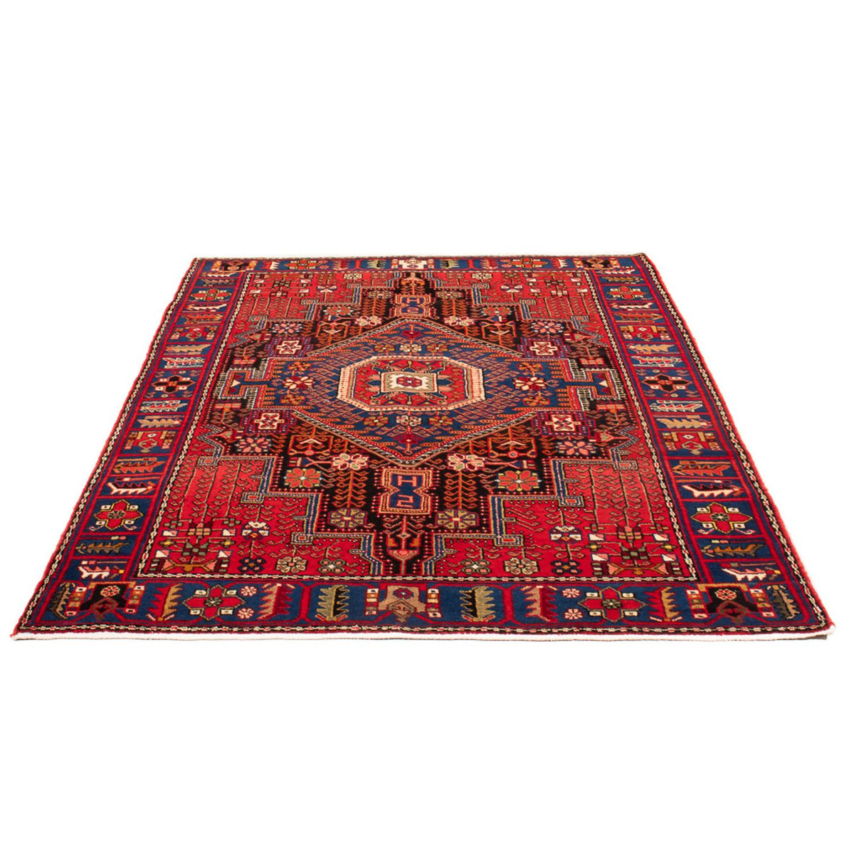 Perserteppich - Nomadic - 195 x 136 cm - blau
