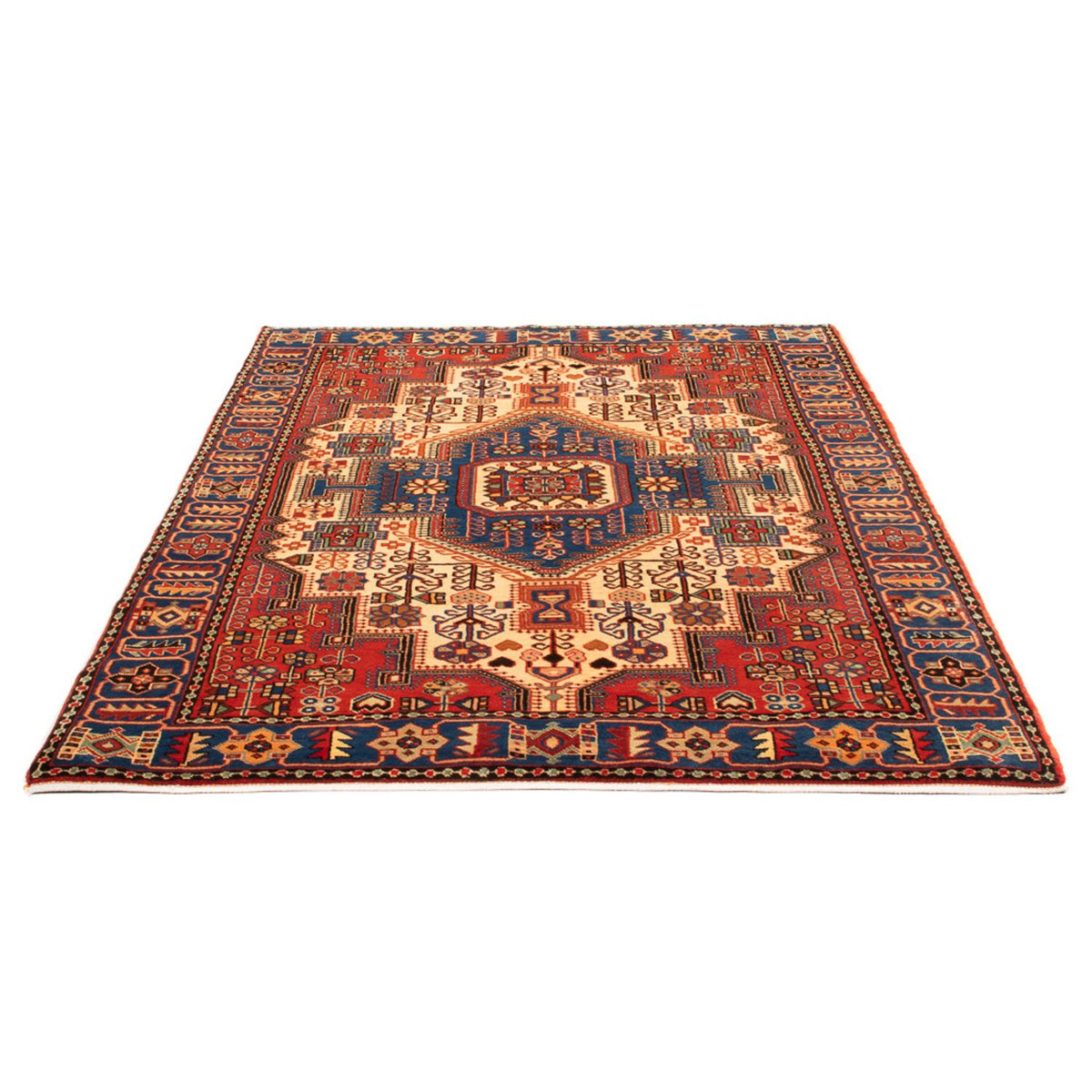 Perserteppich - Nomadic - 200 x 146 cm - hellbeige