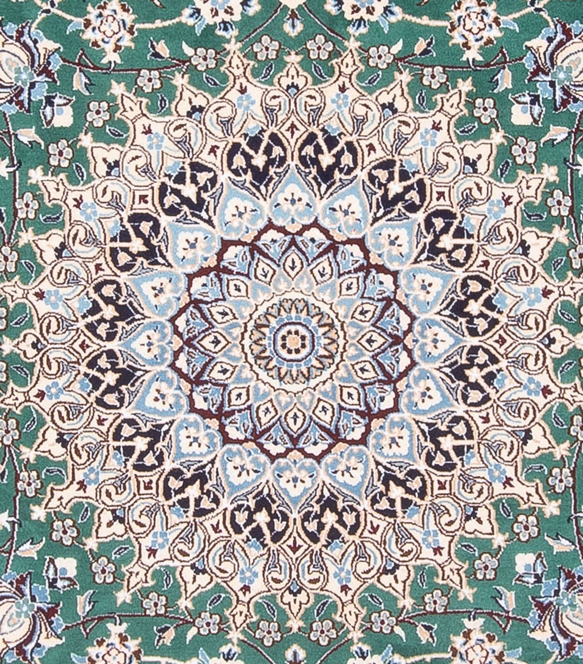 Perserteppich - Nain - 264 x 248 cm - grün
