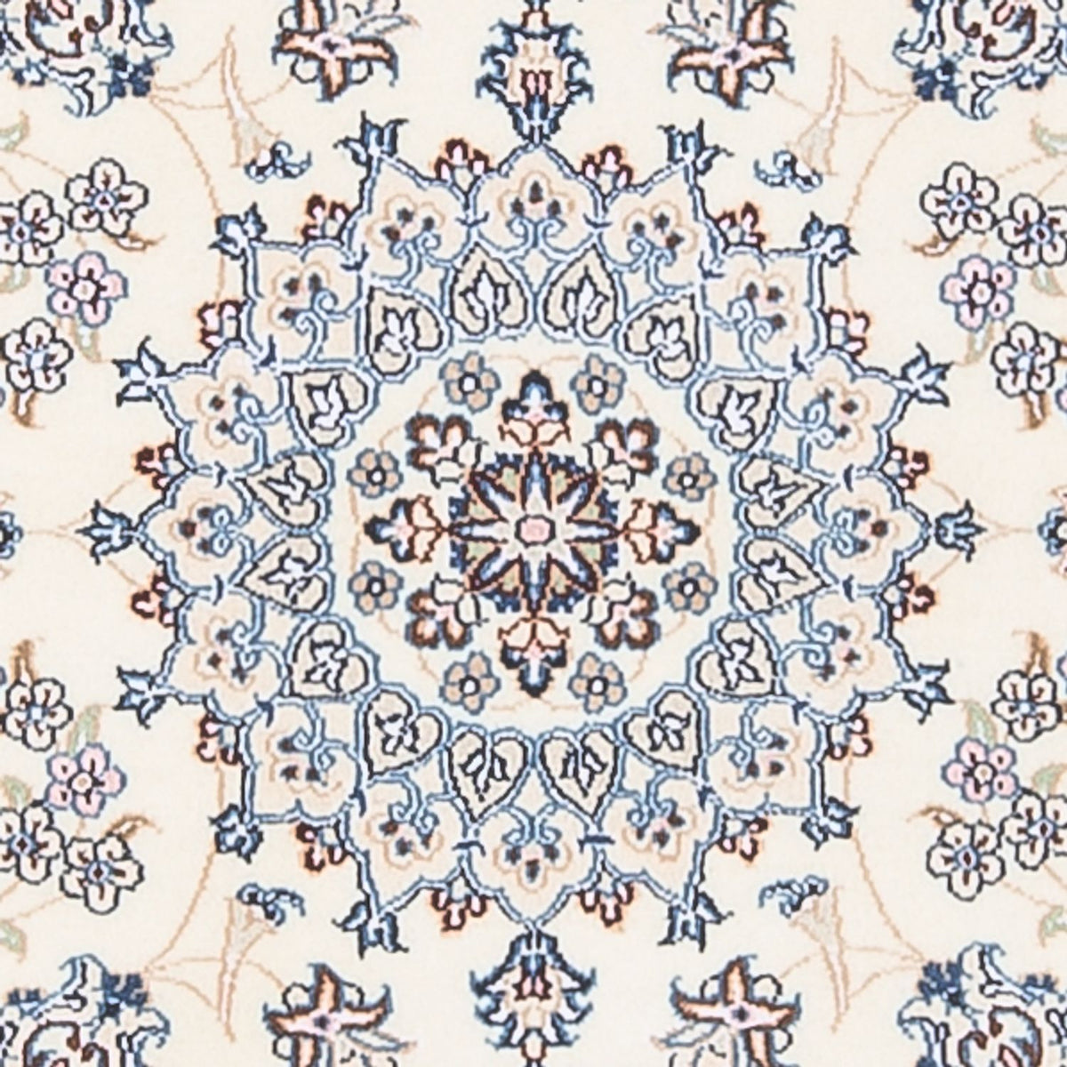 Perserteppich - Nain - Premium - 128 x 82 cm - creme