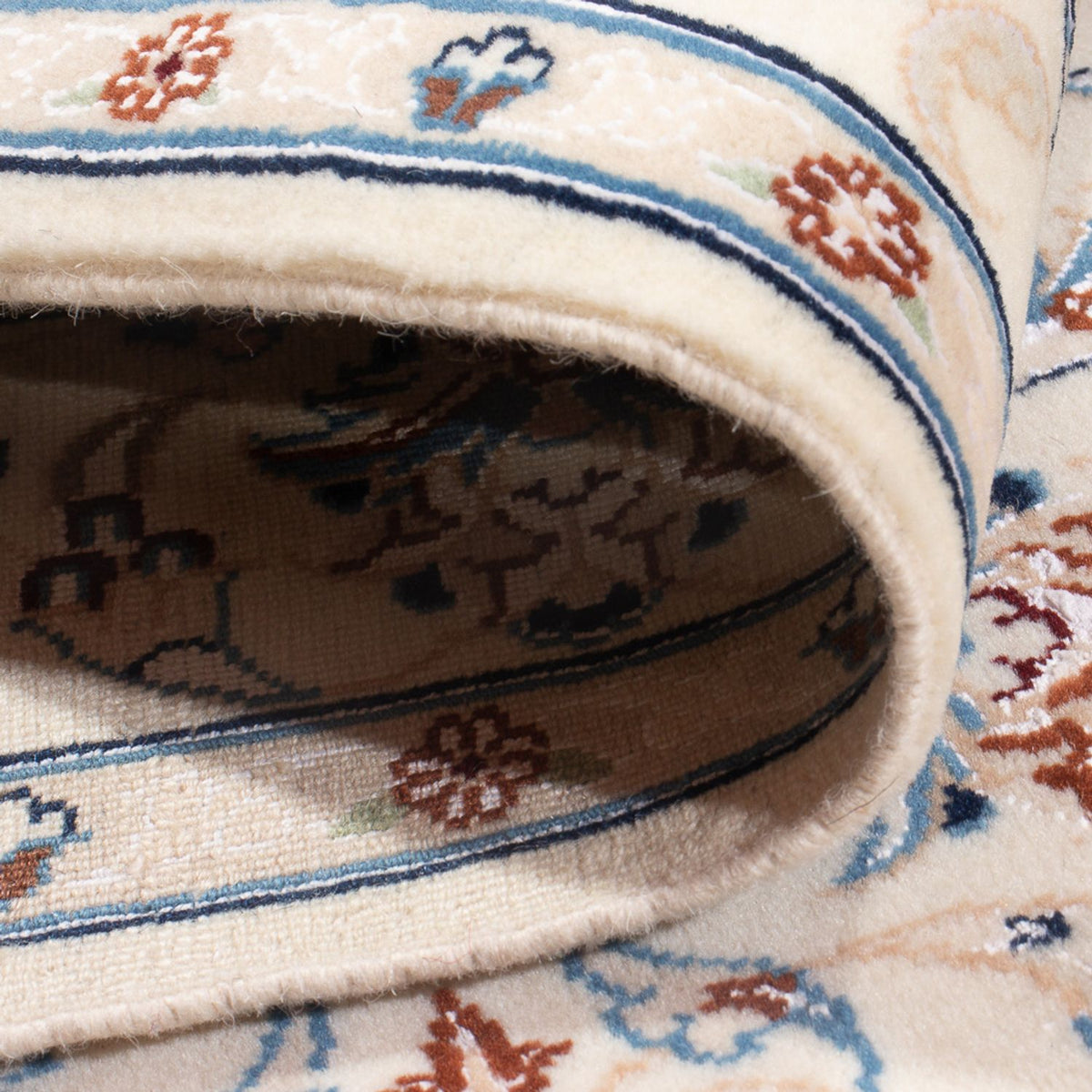 Perserteppich - Nain - Premium - 128 x 82 cm - creme