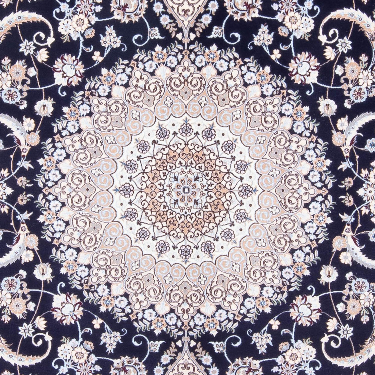 Perserteppich - Nain - Premium - 306 x 207 cm - dunkelblau