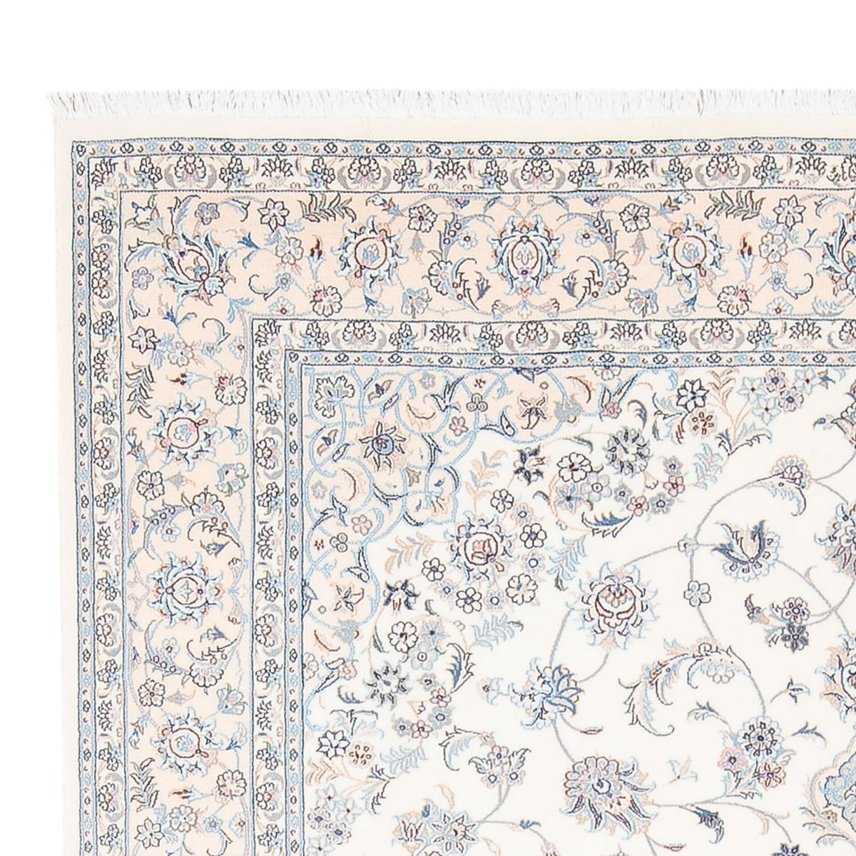 Perserteppich - Nain - Premium - 238 x 170 cm - hellblau
