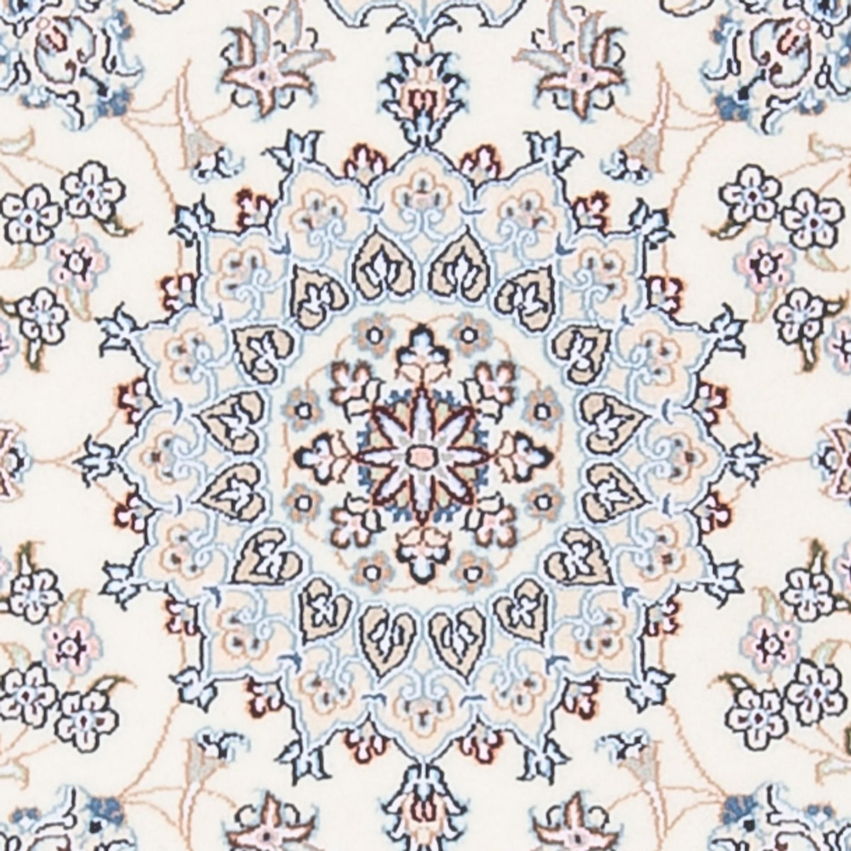 Perserteppich - Nain - Premium - 132 x 80 cm - creme