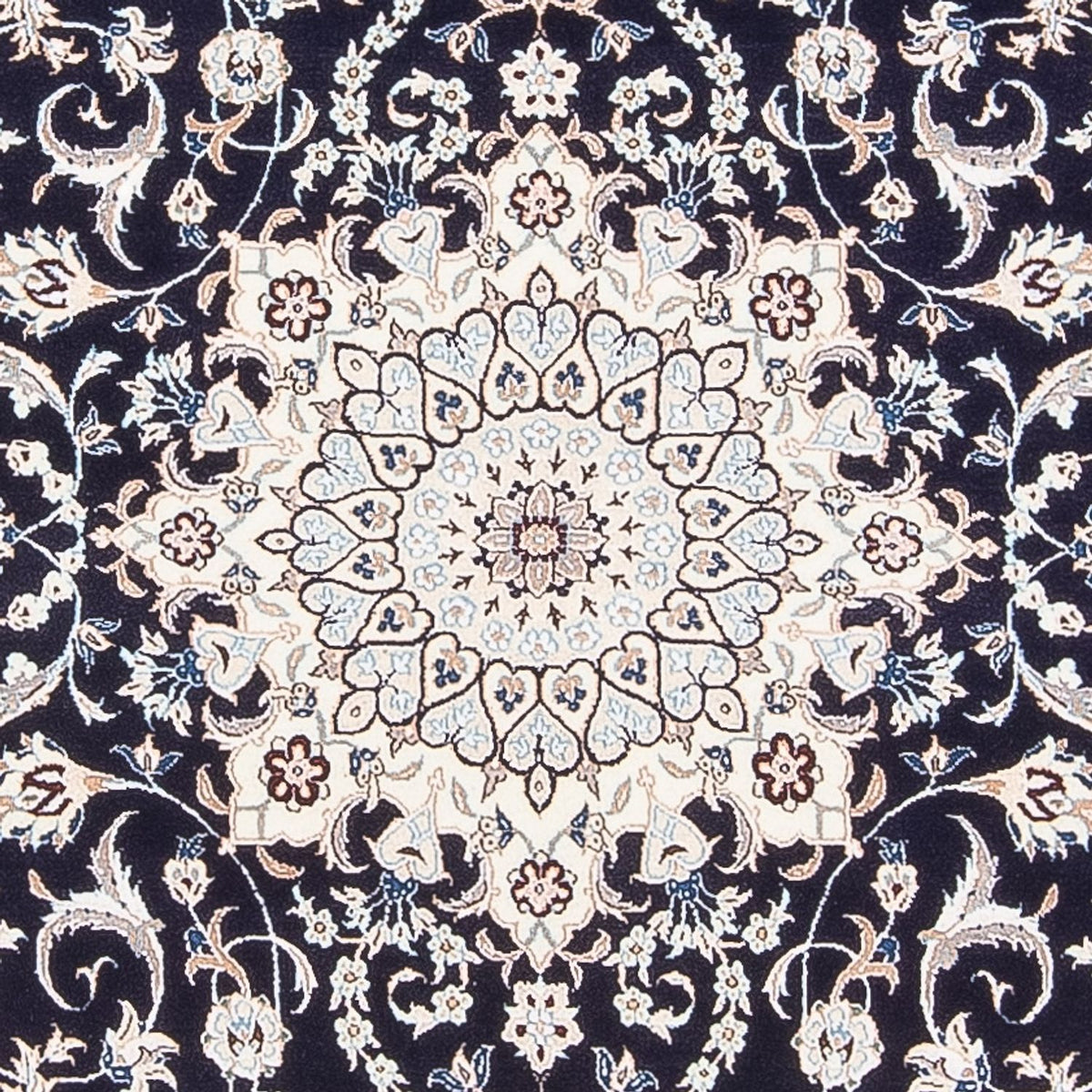 Perserteppich - Nain - Premium - 175 x 128 cm - dunkelblau