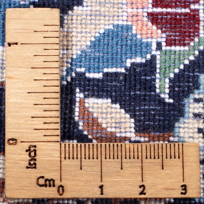 Läufer Perser - Nain - Premium - 202 x 46 cm - dunkelblau