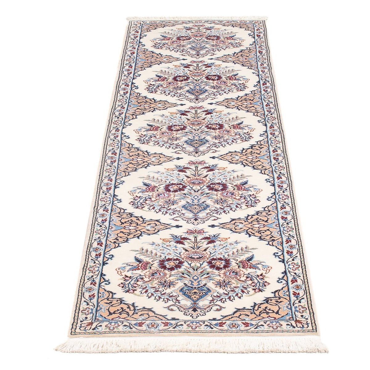 Läufer Perser - Nain - Premium - 203 x 48 cm - creme