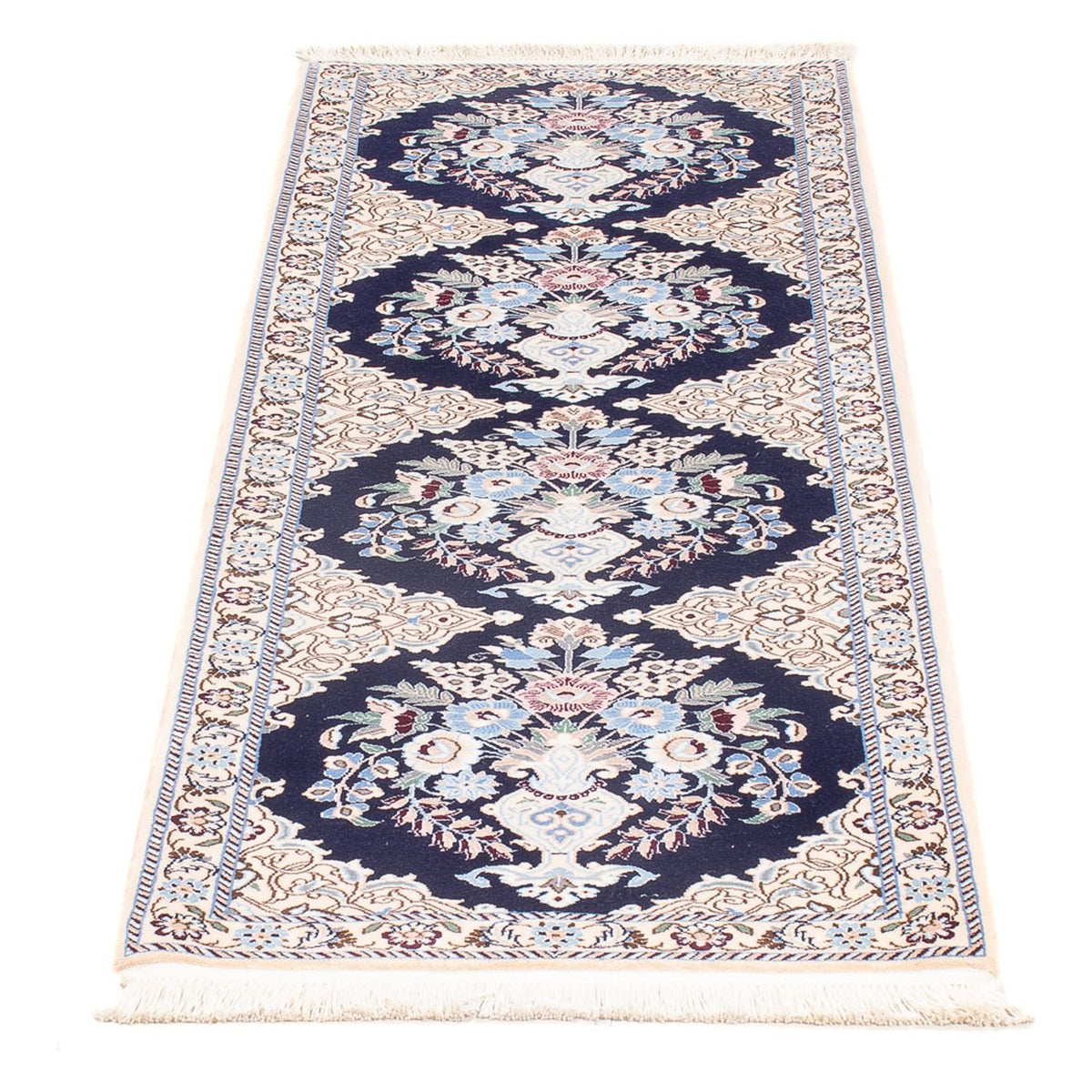 Läufer Perser - Nain - Premium - 156 x 50 cm - dunkelblau