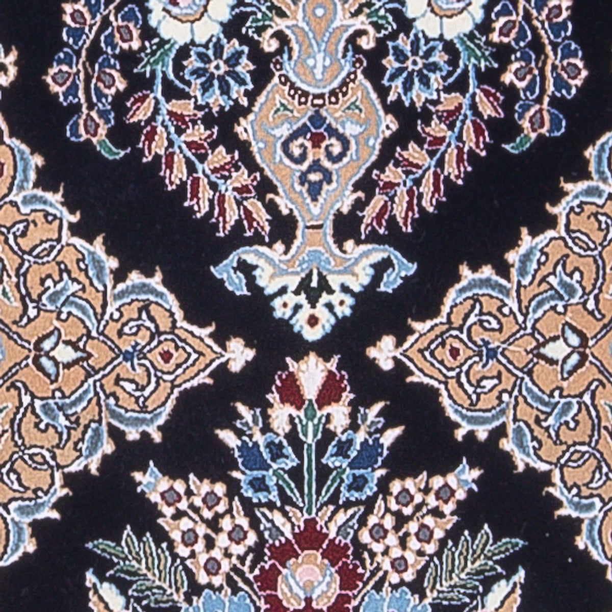 Läufer Perser - Nain - Premium - 230 x 47 cm - dunkelblau