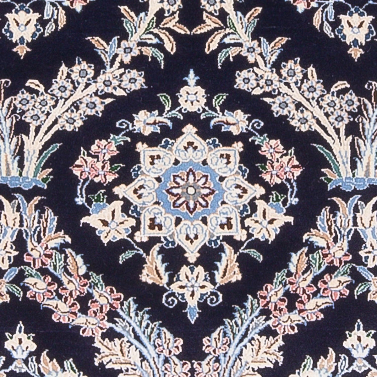 Perserteppich - Nain - Premium - 142 x 98 cm - dunkelblau