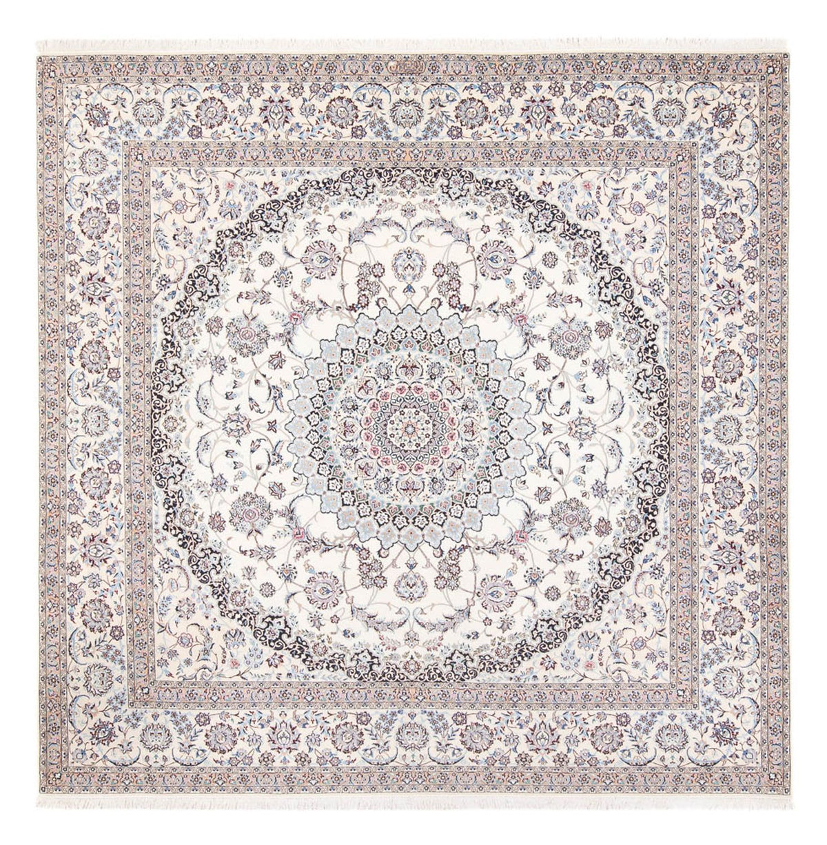 Perserteppich - Nain - Premium - 260 x 257 cm - creme