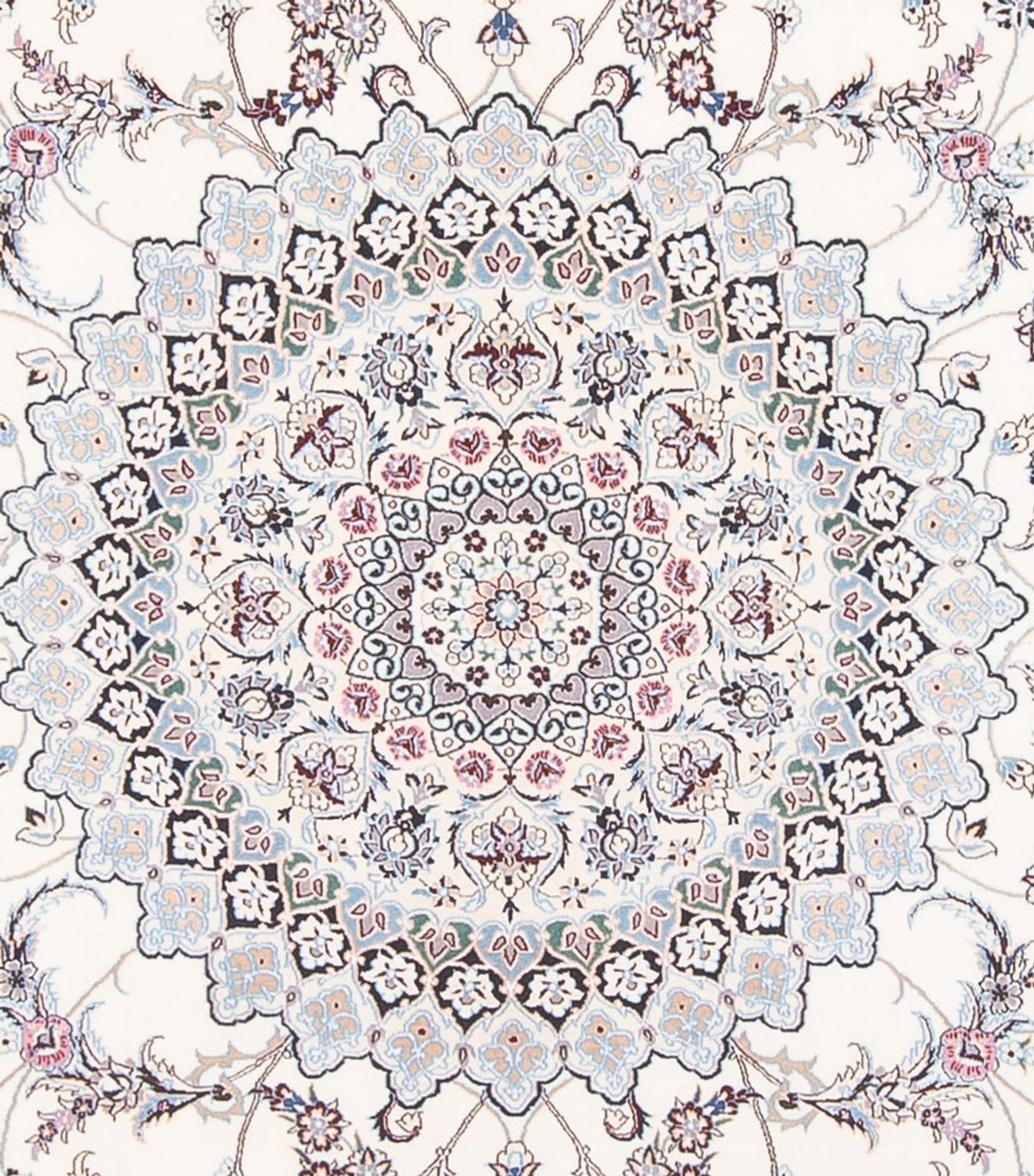 Perserteppich - Nain - Premium - 260 x 257 cm - creme