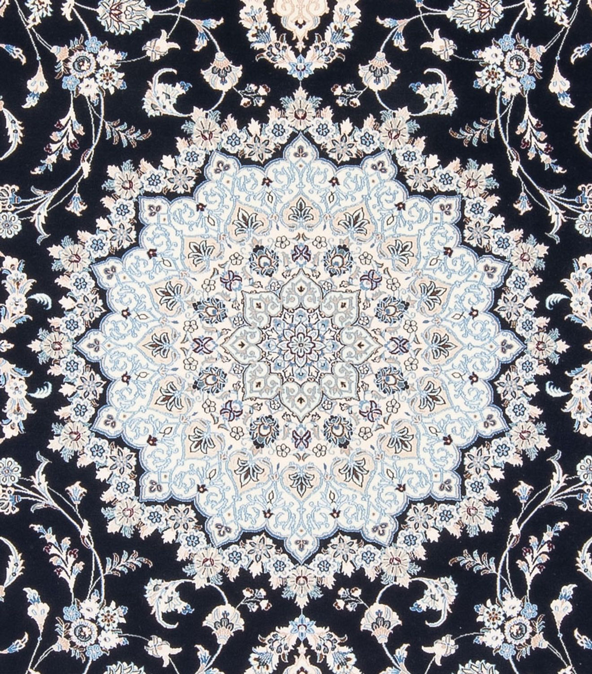Perserteppich - Nain - Premium - 345 x 252 cm - dunkelblau