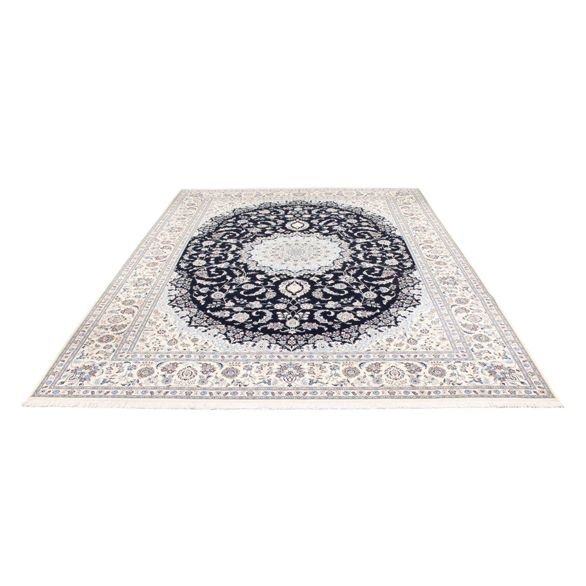 Perserteppich - Nain - Premium - 345 x 252 cm - dunkelblau